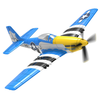 VolantexRC Mini Mustang P-51D V2 EPP 400mm Wingspan 2.4G 4CH 6-Axis Gyro One Key Aerobatics XPilot Stabilization System