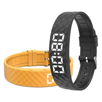 W5VP Smart Fitness Bracelet IP65 Waterproof Sleep Monitor Step Counter LED Display 45 Days Standby Activity Tracker Smar