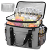 WARMOUNTS Backpack Cooler Insulated 75 Cans w/ Insulating Cover,  Upgraded Leakproof Soft Cooler Backpack 2 Compartment f