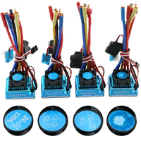 Waterproof 45A 60A 80A 120A Brushless ESC Electric for 1/8 1/10 1/12 RC Car Parts