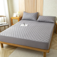 Waterproof Fitted Sheet in Multiple Sizes and Colors Sturdy Mattress Cover with TPU Cotton Non-Woven Microfiber Easy to