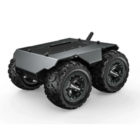 WAVE ROVER Flexible And Expandable 4WD Mobile Robot Chassis Full Metal Body Multiple Hosts Support With Onboard ESP32 Mo