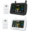 Weather Stations Wireless Indoor Outdoor Thermometers LCD Color Display Temperature Humidity Monitor with Outdoor Sensor