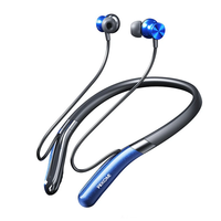 Wekome WG-02 Neckband Headset Wireless bluetooth Earphone 12mm Unit Deep Bass 35H Playback Hall Switch Flexible Silicone