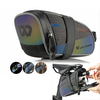 WEST BIKING 1.8L Colorful Reflective Bicycle Saddle Bag Waterproof Portable Cycling Tool Storage Bag for MTB Bike Road B