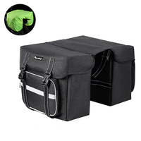 WEST BIKING 25L Bicycle Pannier Bag Waterproof Bike Rear Seat Bag Large Capacity Tail Seat Luggage Carrier Cycling Bags