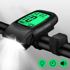 WEST BIKING 3 in 1 330Lm Brightness Bike Headlight 1200mAh Battery IP64 Waterproof 4 Light Modes Smart Speedometer with