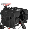 WEST BIKING 30L Bicycle Panniers Bag with Rain Cover Wear-resistant Cycling Travel Saddle Bag Night Reflective Bike Rear
