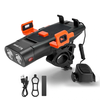 WEST BIKING 5 IN 1 500Lm Brightness Bike Headlight 3000mAh Battery Waterproof 4 Light Modes Power Bank Phone Holder with
