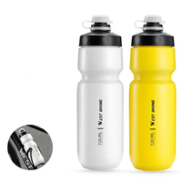 WEST BIKING 550ML Extrusion Bicycle Water Bottle Portable Lightweight Drop-resistant Leak-proof Sports Bike Kettle for M