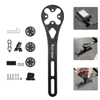 WEST BIKING Aluminum Alloy Bicycle Computer Holder Front Light Mount Integrated Bike Handlebar Extension Bracket
