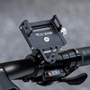 WEST BIKING Bike Holder Aluminum Alloy 180° Adjustable Shockproof Anti-fall Handlebar Holder Suit for 55-100mm Cell Phon