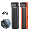WEST BIKING Bike Portable Folding Lock C-level Anti-theft Waterproof Dustproof Universal Alloy Steel Security Cycling Lo