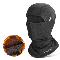 WEST BIKING Cycling Face Cover Breathable Full Face Protection Double Layer Thickening Thermal Faceguard for Bicycle Mot