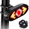West Biking Smart 2-in-1 Bicycle Rear Light Wireless Remote Control 5 Light Modes Turn Signal Lights Bike bell horn Cycl