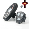 WEST BIKING Smart Bike Light Wireless Remote Control Waterproof LED Charging Signal Bicycle Light USB Rechargeable Warni