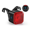 WEST BIKING Smart Brake-activated Bicycle Taillight LED Digital Power Display Auto-stop Type-C 1100mAh Long Endurance Po