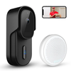 WF001S-801D 5MP Smart Camera Visual Doorbell PIR Motion Detection Two-way Audio IP65 Waterproof Tuya APP Voice Control w