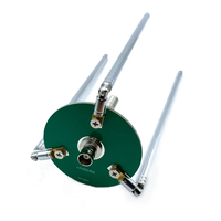 Wide Frequency GP Antenna 68-350MHz Adjustable Radiators High Gain Enhanced Transmission BNC Connector Umbrella Design