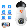 WiFi iP Bulb Camera with Lamp Holder 5G 1080P Wireless Night Vision Color Motion Detection Two-way Audio AP Hotspot Vide