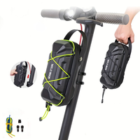 WILD MAN 2L EVA Hard Shell Scooter Handlebar Bag Waterproof Large Capacity Reflective Quick Release Handlebar Bag for Bi