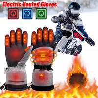 Winter Electric Heated Gloves 3M Cotton Heating Hand Snowboard Cycling Motorcycle Bicycle Ski Outdoor