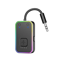Wireless 5.3 Bluetooth Transmitter Supports Dual Pairs 2 Headphones For Airplane Travel For Flight TV Tablets Gym Gaming