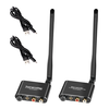 Wireless Audio Adapter with 2.4GHz Technology 50M Range RCA 3.5mm Connectivity Low Delay Clear Sound Type-C Power Dual V
