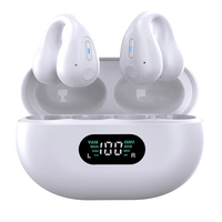 Wireless bluetooth Earphone HiFi Sound HD Calls 36H Playback LED Digital Display Low Game Delay Earclips Sports Headphon