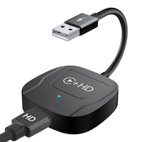 Wireless Carplay with HD Multimedia Adapter with USB Dongle Converter Supports Fire/Google TV Sticks and Multimedia Devi