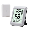 Wireless Digital Thermometer Humidity Meter Hygrometer LCD Display High Precision w/ Launcher