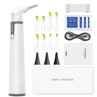 Wireless Otoscope Ear Camera 3.9mm 1080P HD WiFi Ear Scope with 6 LED Lights for Kids and Adults Support Android iOS Pho