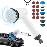 Wireless Portable Electric Car Polisher 3 Speed Adjustable IPX8 Waterproof Rechargeable Multi-Functional Scratch Remover