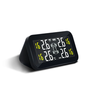 Wireless TPMS Tire Pressure Monitor Car Tire Pressure Monitoring System Real-Time Monitoring Solar Charging Tire Pressur