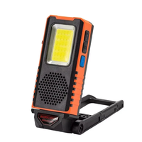 WK05 LED COB Work Light Bluetooth Speaker USB Rechargeable Work Lights with Magnetic Base Bluetooth-compatible Speaker L