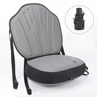 WKERSIY Detachable Kayak Seat with Back Support Inflatable Paddle Board Adjustable Seat Boat Accessories for Kayaking Fi