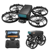 WLRC M8 WiFi FPV with Folded 4.3" LCD Screen Controller HD Camera Servo Gimbal Optical Flow Hover Brushless LED Foldable