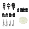 Wltoys 124017 124019 144001 144010 1/12 1/14 Gear Box Cover Housing Steering Components Vehicles Model Spare Parts