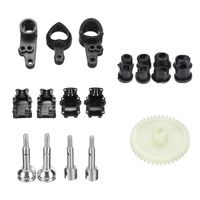 Wltoys 124017 124019 144001 144010 1/12 1/14 Gear Box Cover Housing Steering Components Vehicles Model Spare Parts