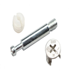 Wnew 20PCS 3-in-1 Eccentric Wheel Connecting Piece Furniture Screw Nut Kit Fit For Dowel Jig Furniture Wardrobe Link Con