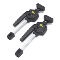 Wnew 2PCS/4PCS MFT Table Clamps Bench Dog Clamps Quick Ratchet Release Speed Squeeze Woodworking Clamp for Workbench 20m