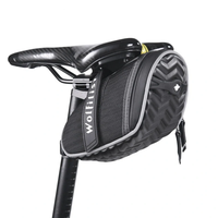 Wolfilist Bike Saddle Bag 0.5L Large Capacity Waterproof 0.2kg Lightweight Bicycle Seat Bag Package for Mountain Road Bi