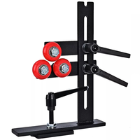 Wood Lathe Woodturning Steady Rest 3 Wheels Wood Lathe Tools Wood Cast Iron Steady Rest