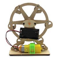 Wooden Ferris Wheel Model Assembly Kit DIY Children
