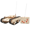Wooden Remote Control Tank Model Assembly Kit DIY Children