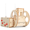 Wooden Remote Controlled Balancing Robot Model Assembly Kit DIY Children
