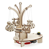Wooden Rotating Flying Chair Model Assembly Kit DIY Children