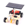 Wooden Solar Electric Vehicle Model Assembly Kit DIY Children