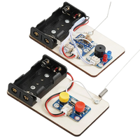 Wooden Telegraph Model Assembly Kit DIY Children