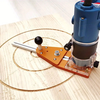 Woodworking Circle Cutting Jig Guide Milling Circle Slotting Trimming Machine Woodworking Tools for Hand Trimmer Wood Ro
